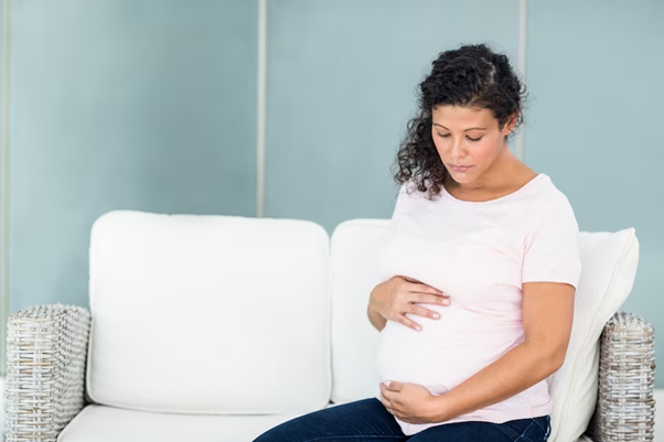 Hemorrhagic cyst during pregnancy