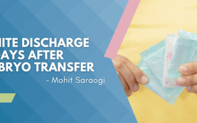 White discharge 2 days after embryo transfer?
